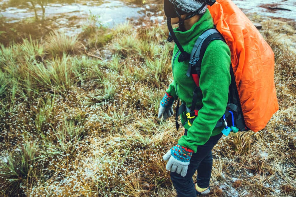 Pokrowiec na plecak odblaskowy – Warszawa, wodoodporny, szycie na wymiar